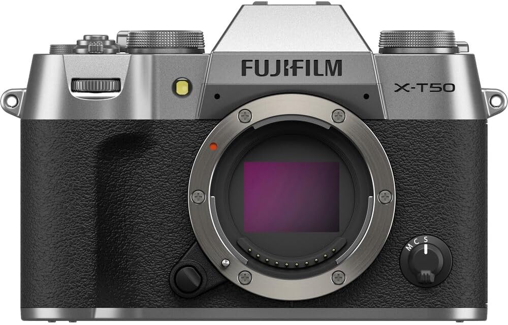 Fujifilm X-T50 Mirrorless Camera Body Silver Bundle