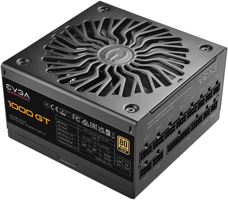 EVGA 220-GT-1000-X1 1000W 80+ Gold Power Supply