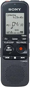 Sony ICDPX333D.CE7 PX Series 4GB MP3 Digital Voice Recorder
