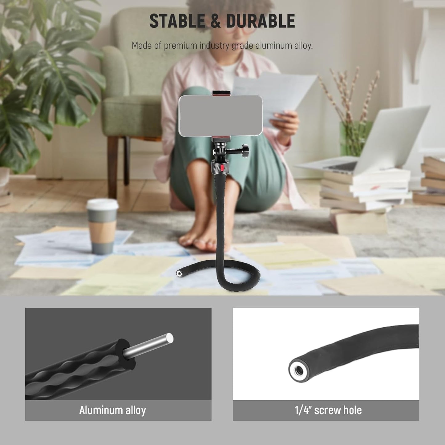 Neewer 10103725 Flexible Phone Camera Mount