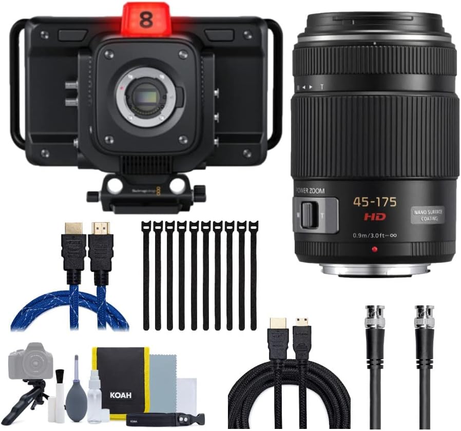 Blackmagic Design Studio Camera 4K Pro with 45-175mm Lens Kit