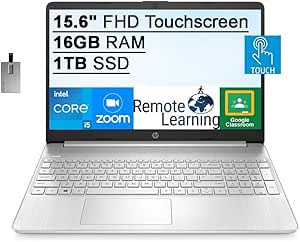 HP HP 15.6" FHD Touchscreen Laptop i5 1TB SSD 16GB