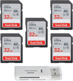 SanDisk SDSDUN4-032G 32GB Ultra SD Card 5-Pack