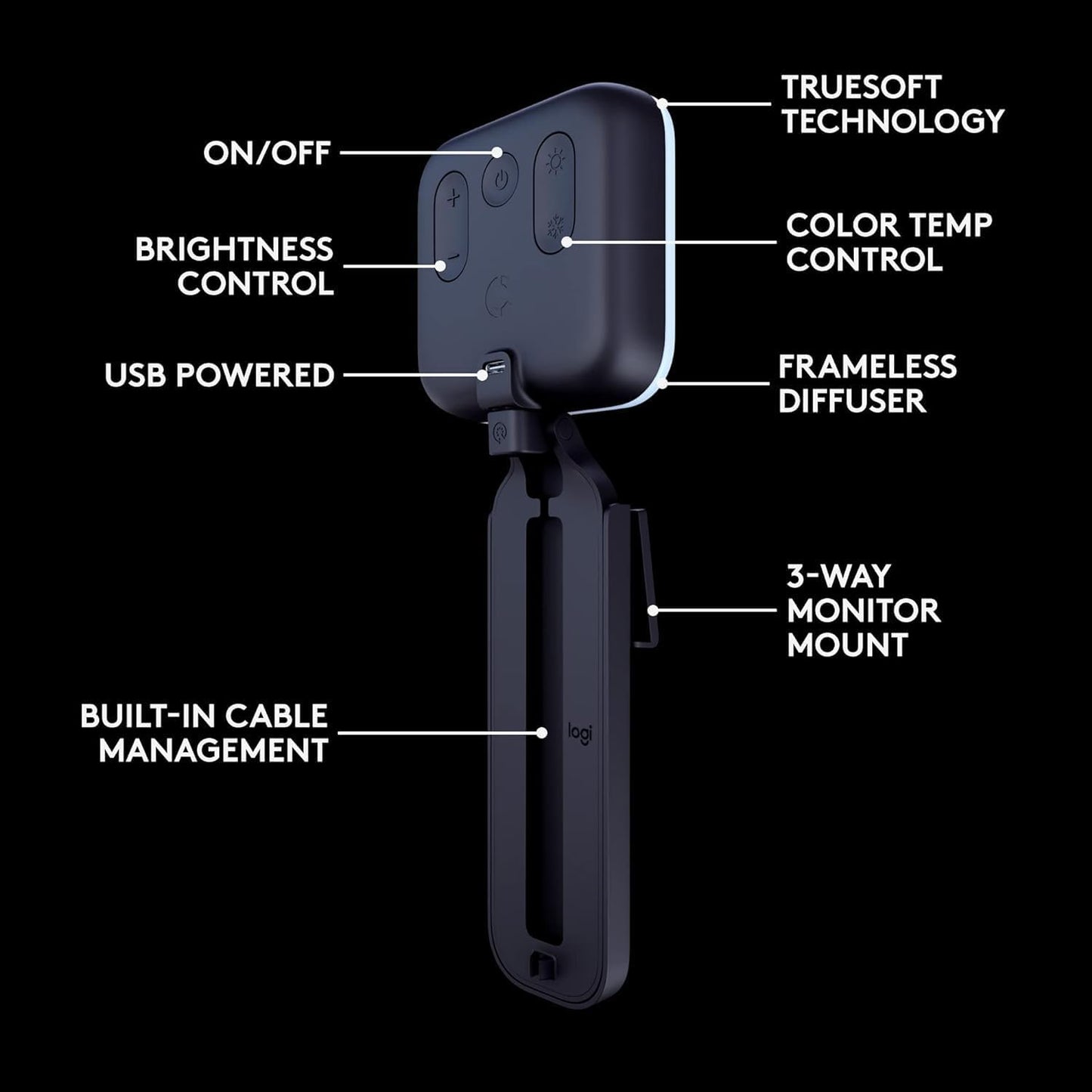 Logitech 946-000001-cr Litra Glow Streaming Light - Renewed