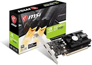MSI GT 1030 2GD4 LP OC Graphics Card Renewed