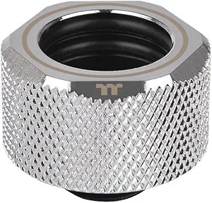 Thermaltake Pacific C-PRO 16mm PETG Compression Fitting Chrome