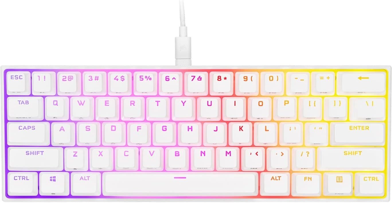 Corsair CH-9194114-NA/RF K65 RGB Mini White Keyboard