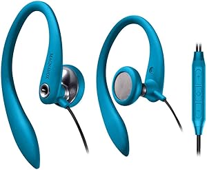 Magnavox Over Ear Sport Wired Earbuds with Mic