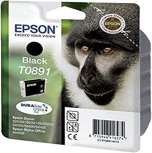 Epson T0891 Black Ink Cartridge - Genuine