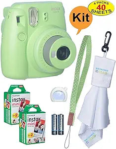Fujifilm FUJI-A2 Instax Mini 9 Lime Green Camera Bundle