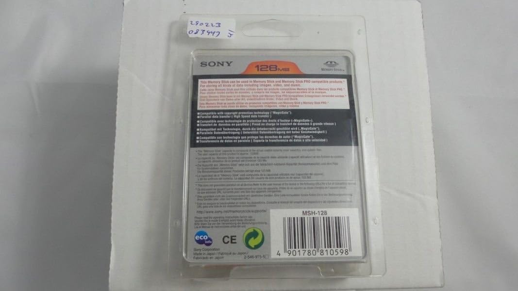 Sony MSH128.CE 128 MB Magic GATE Memory Stick