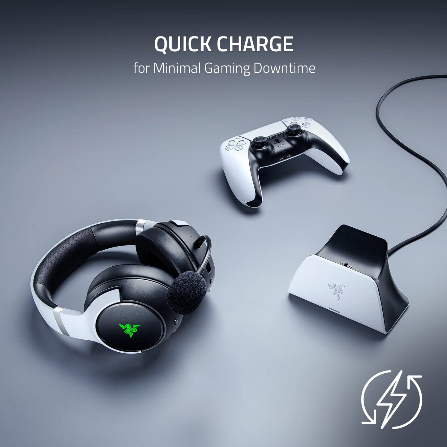 Razer Quick Charging Stand: PS5 DualSense Controller Dock