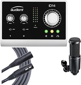 Audient ID14 Audio Interface: USB Desktop, Mic & Mogami Cable
