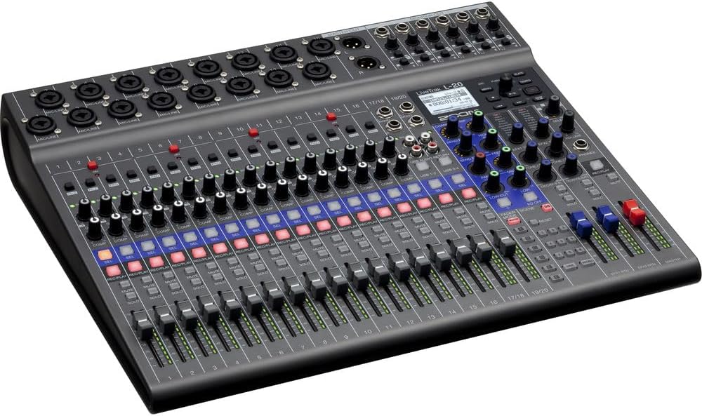 Zoom LiveTrak L-20 Digital Mixer Multitrack Recorder
