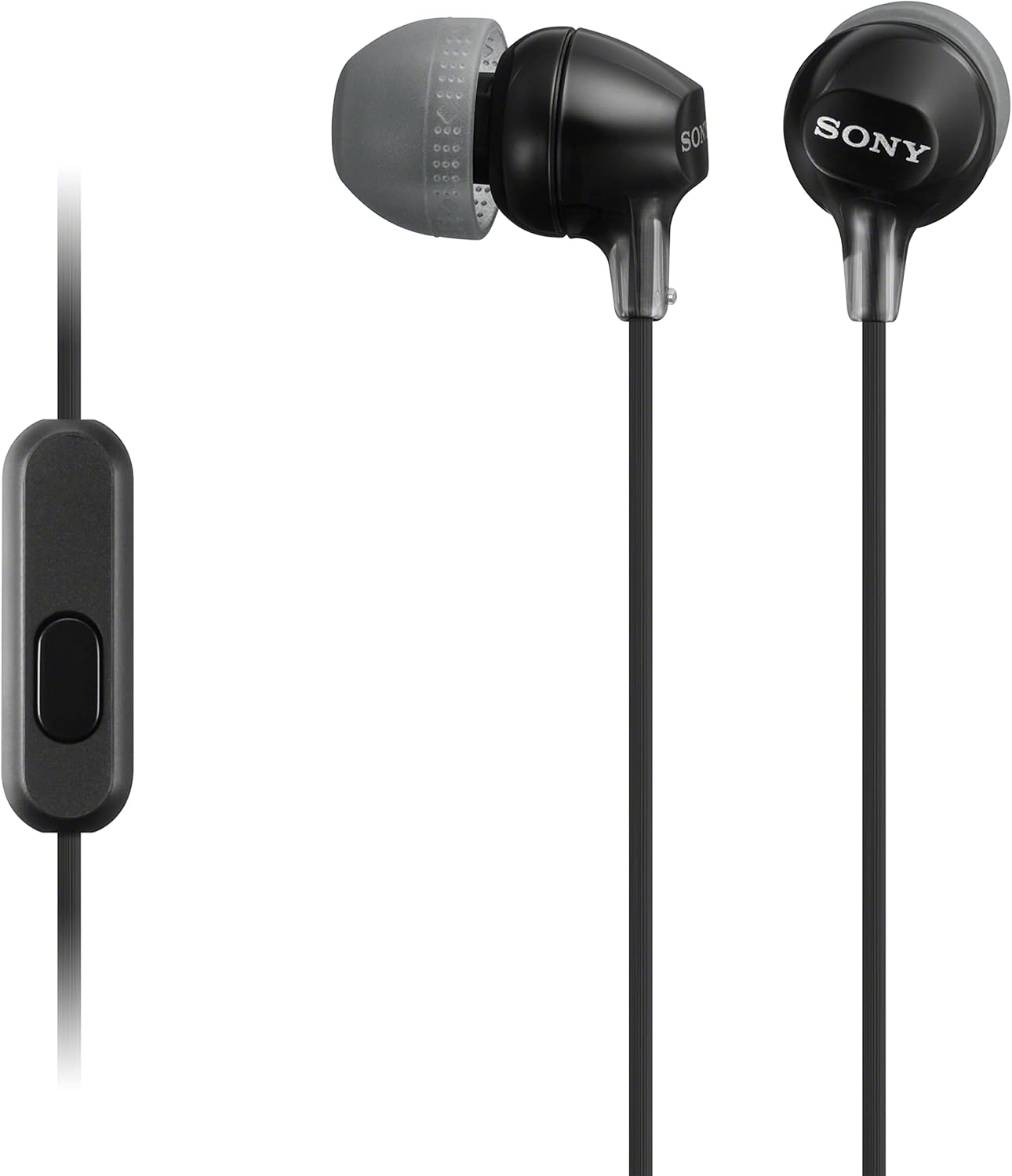 Sony MDREX15AP/B In-Ear Earbud Headphones with Mic Black