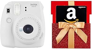 Fujifilm Instax Mini 9 Smokey White Instant Camera