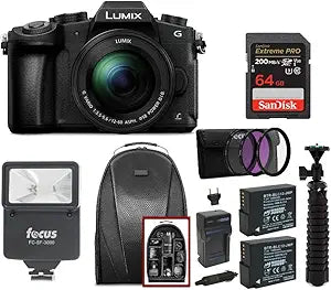 Panasonic DMC-G85MK Lumix G85 4K Mirrorless Camera Kit with 12-60mm Lens