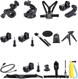 Neewer Outdoor Sports Accessory Kit for Action Cameras