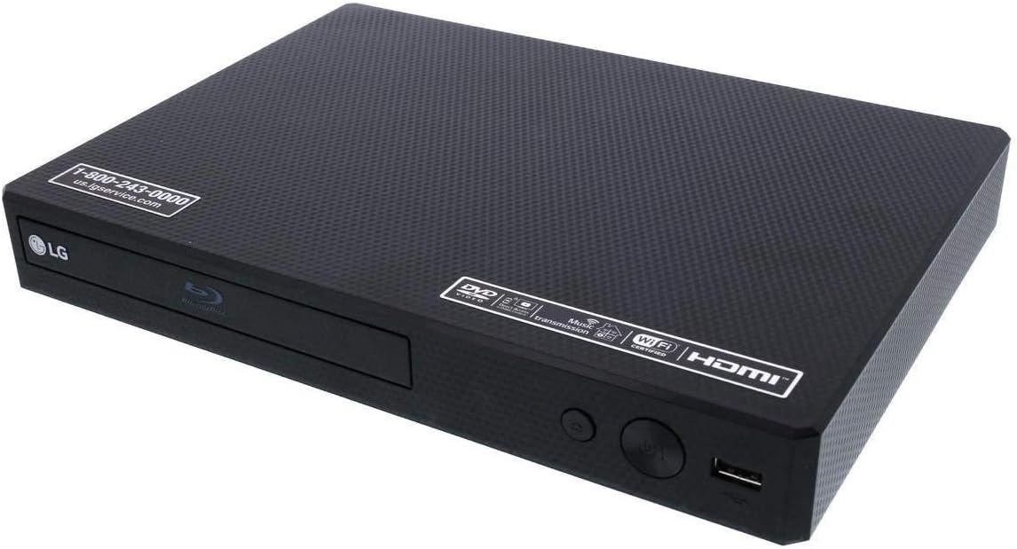 LG BP350 Blu-Ray Player Wi-Fi Black Renewed