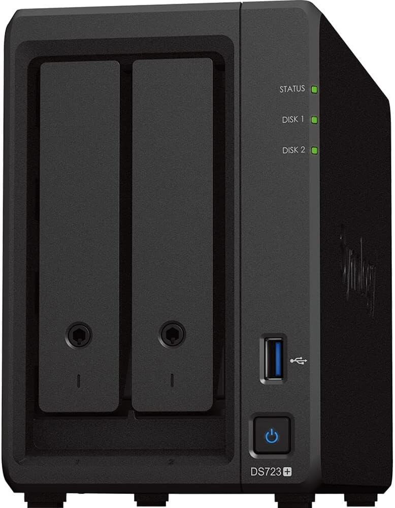 Synology DS723+ Ryzen 8TB SSD NAS Server