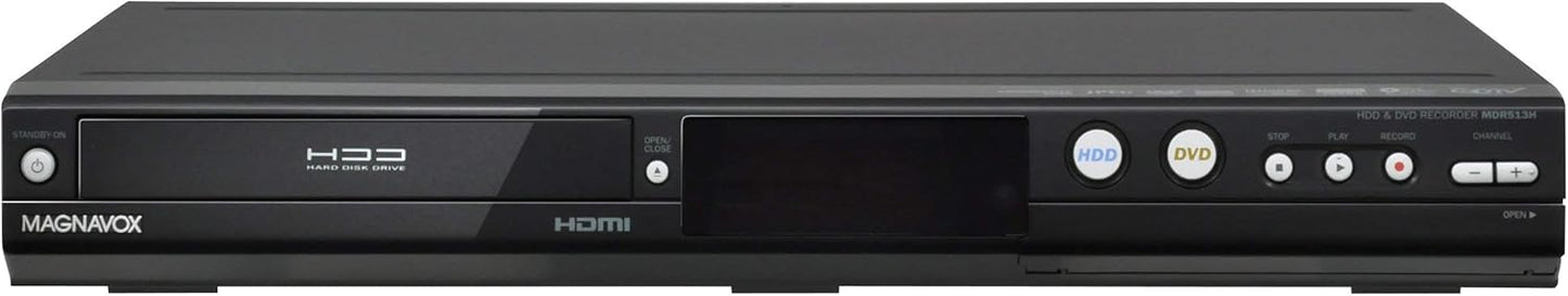 Magnavox MDR513H/F7 HDD DVD Recorder (Renewed)