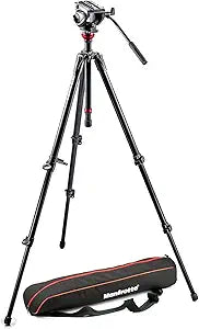 Manfrotto MVH500AH,755XBK Lightweight Fluid Video System with Bag