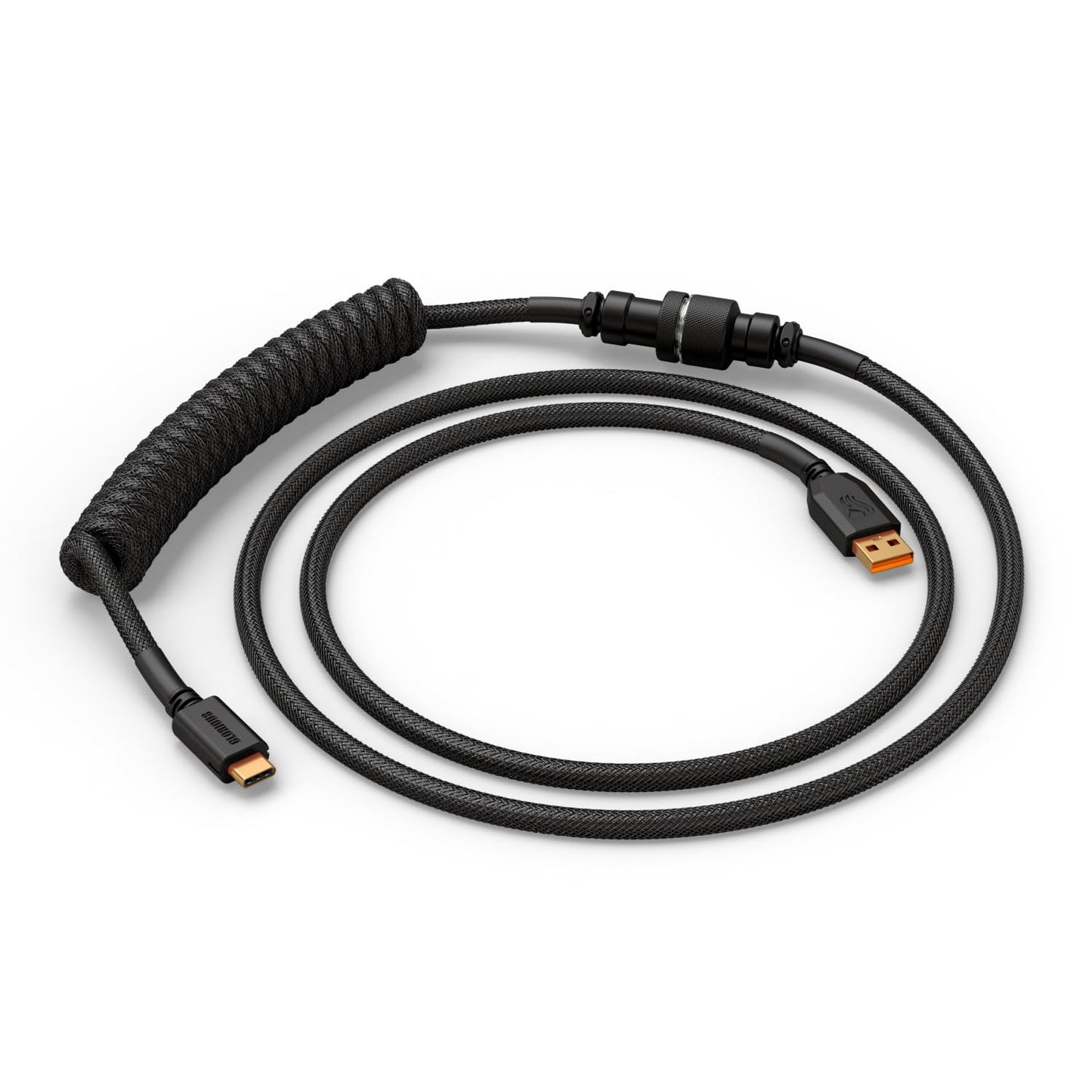 Glorious GLO-KB-ACC-CBL-COIL-PBLK Black Coiled Keyboard Cable