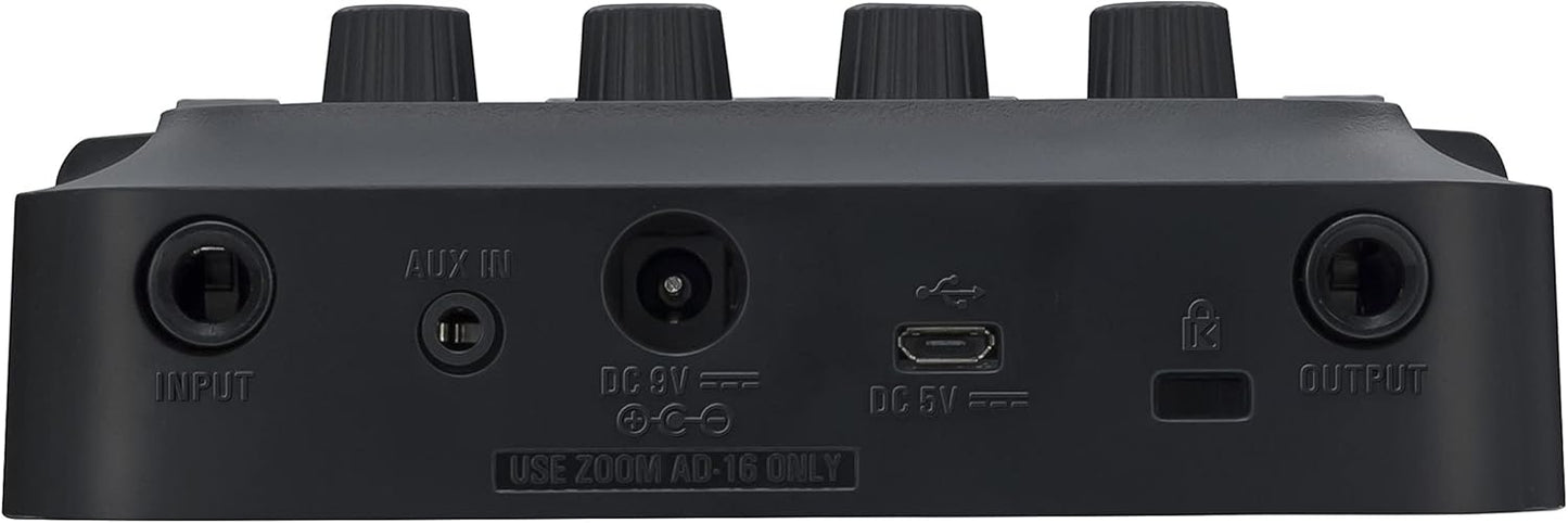 Zoom G1 FOUR Guitar MultiEffects Processor Bundle