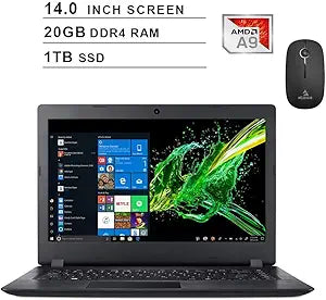 Acer Aspire 3 - AMD A9 20GB RAM 1TB SSD Laptop (Renewed)