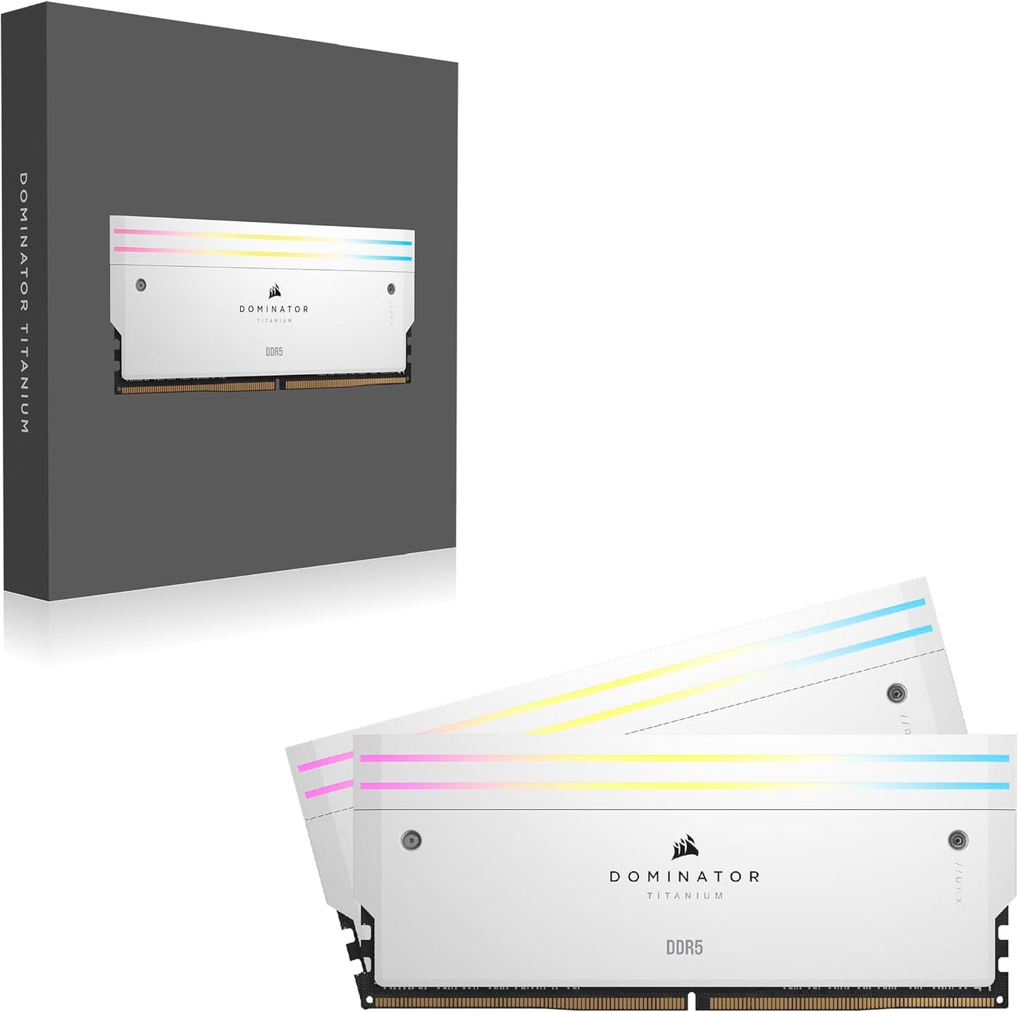 Corsair DOMINATOR TITANIUM RGB DDR5 64GB 6000MHz White