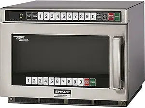Sharp R-CD1800M Commercial Microwave Oven - Silver — main product image