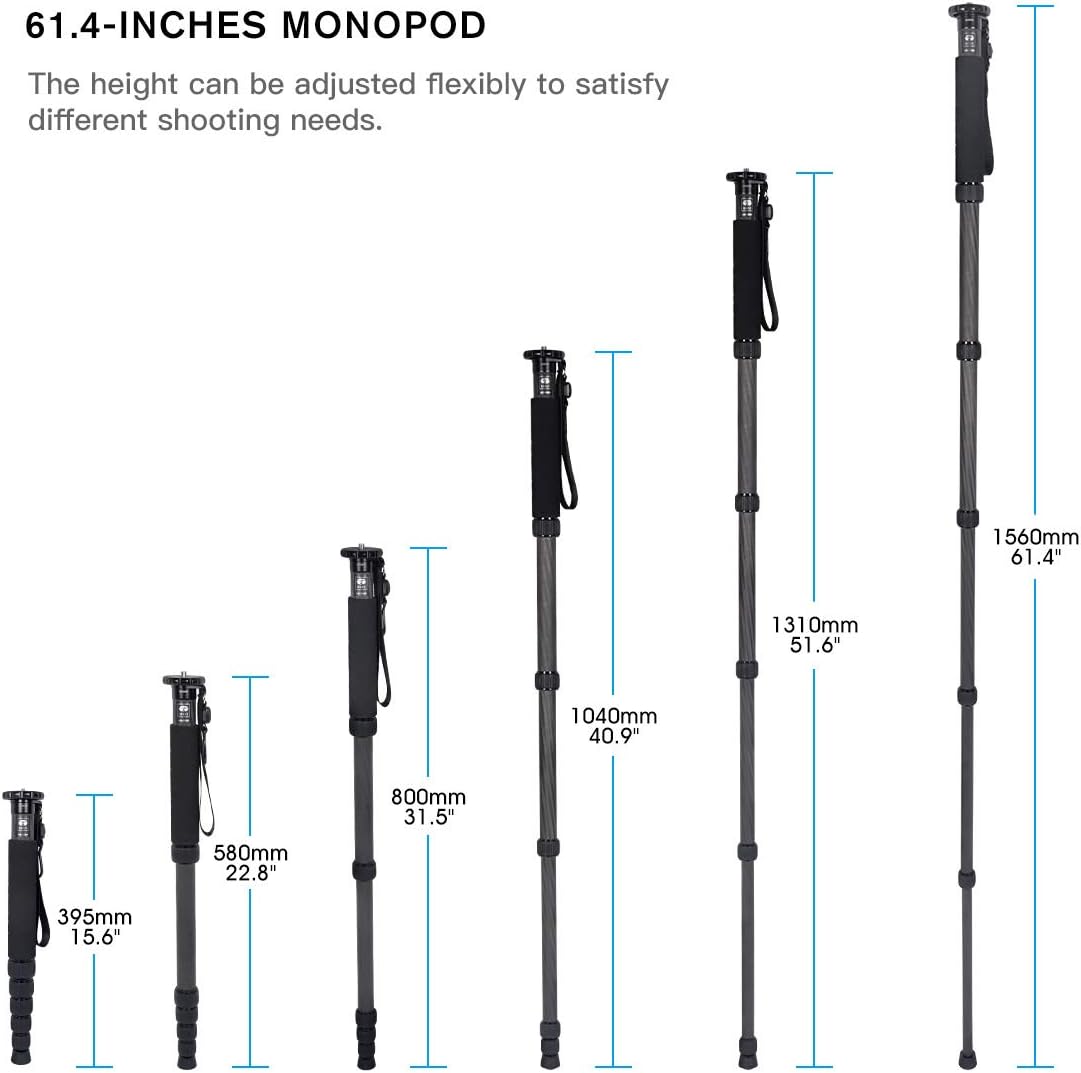 Sirui AM-326M Carbon Fiber Compact Travel Monopod