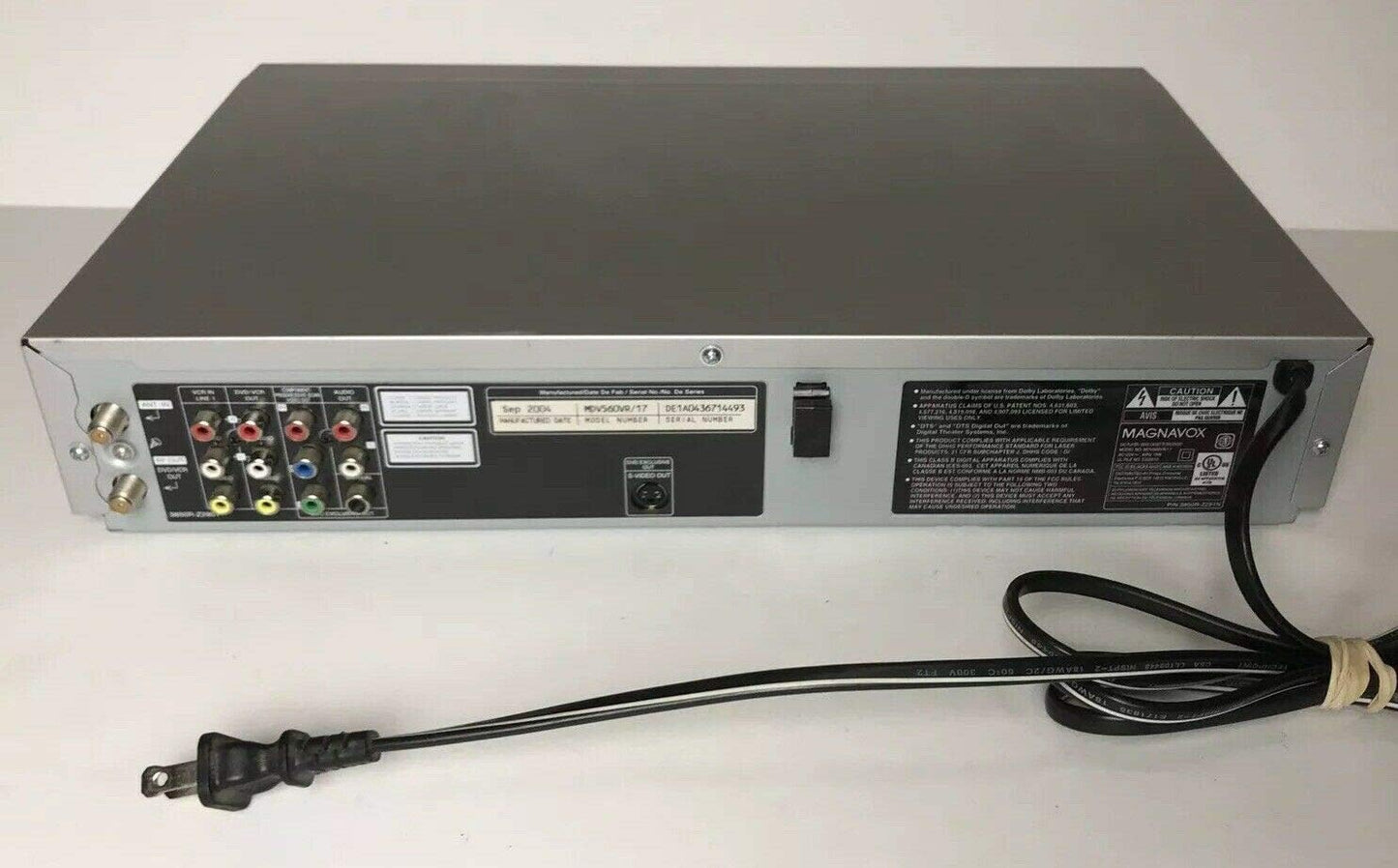 Magnavox MDV560VR/17 DVD Player VCR Combo