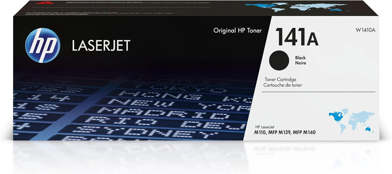 HP W1410A 141A Black LaserJet Toner Cartridge — main product image