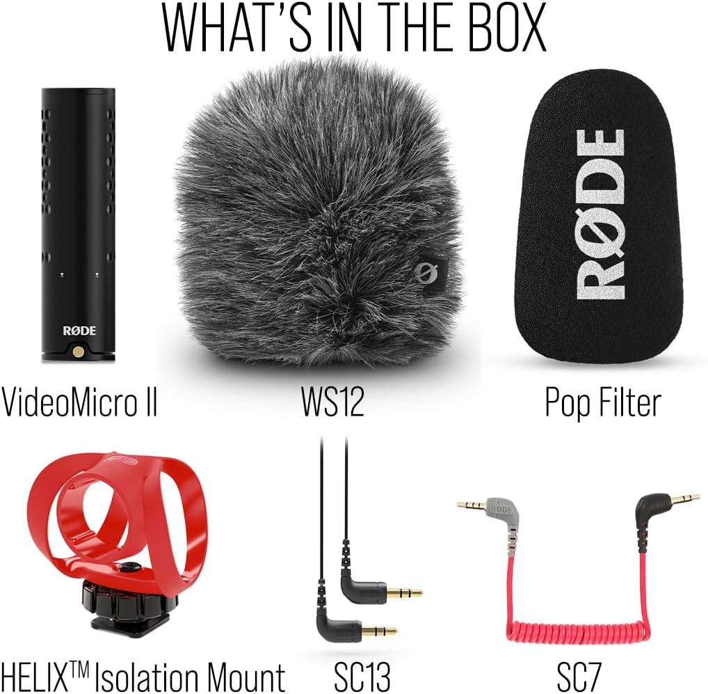 Rode VideoMicro II Compact On-Camera Shotgun Microphone