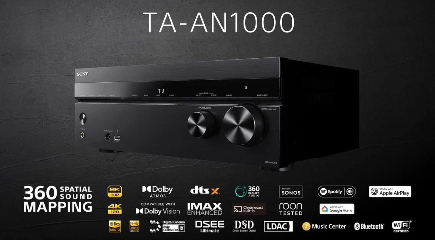 Sony TAAN1000.CEL 7.2 CH Dolby Atmos AV Receiver