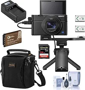 Sony DSC-RX100 VII Cyber-Shot Camera Grip Kit Bundle — main product image