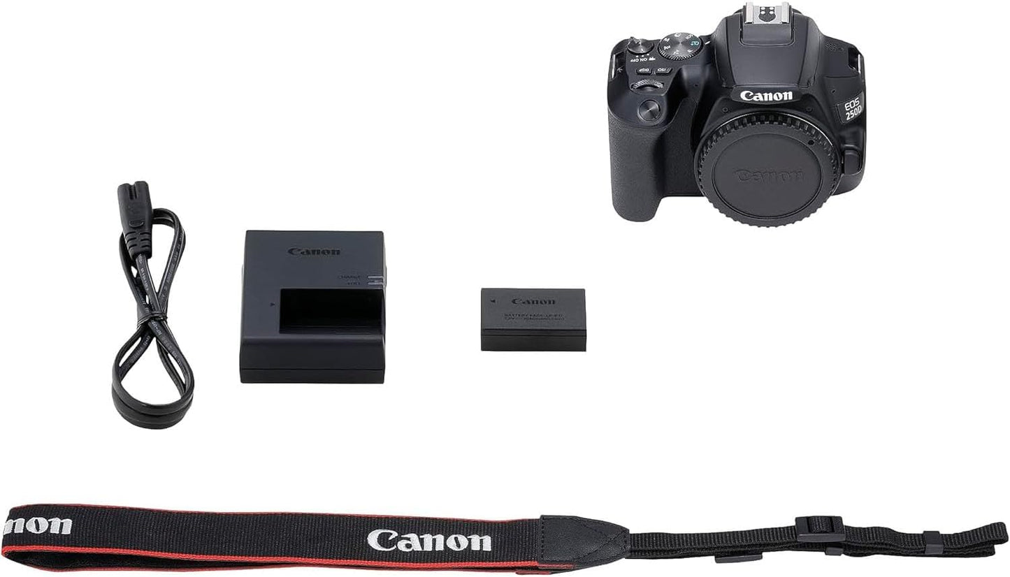 Canon 250D Rebel SL3 DSLR Camera Bundle Renewed