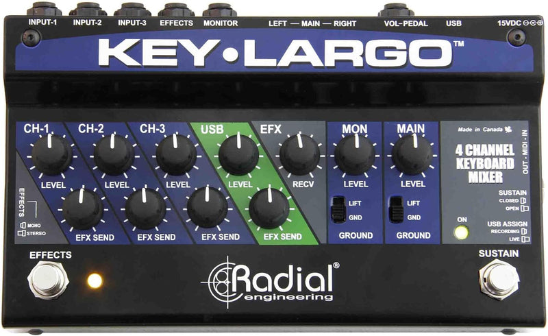Radial Engineering FBA_R800 1427 00 Key Largo Keyboard Mixer — main product image