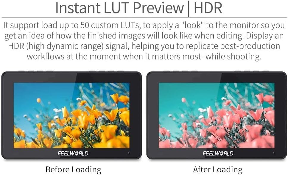 FEELWORLD LUT7 PRO+NP-F970 7" 2200nits Camera Field Monitor Bundle