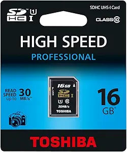Toshiba SD-T016UHS1 16GB Class 10 SD Card