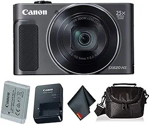 Canon 1072C001 PowerShot SX620 HS Digital Camera Bundle