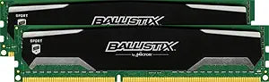 Crucial BLS2KIT8G3D1609DS1S00 Ballistix 16GB DDR3 1600 Memory