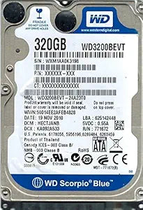 Western Digital WD3200BEVT 320GB SATA Hard Drive — main product image