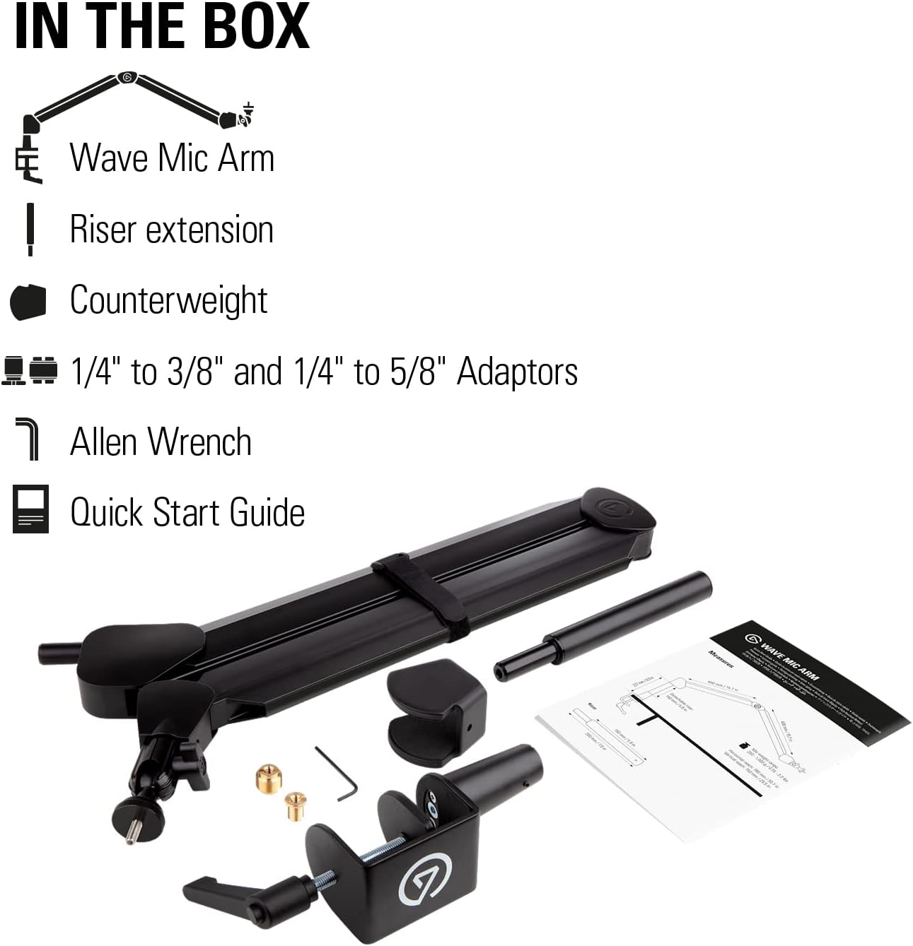 Elgato 10AAM9901 Wave Mic Arm Premium Broadcasting Boom