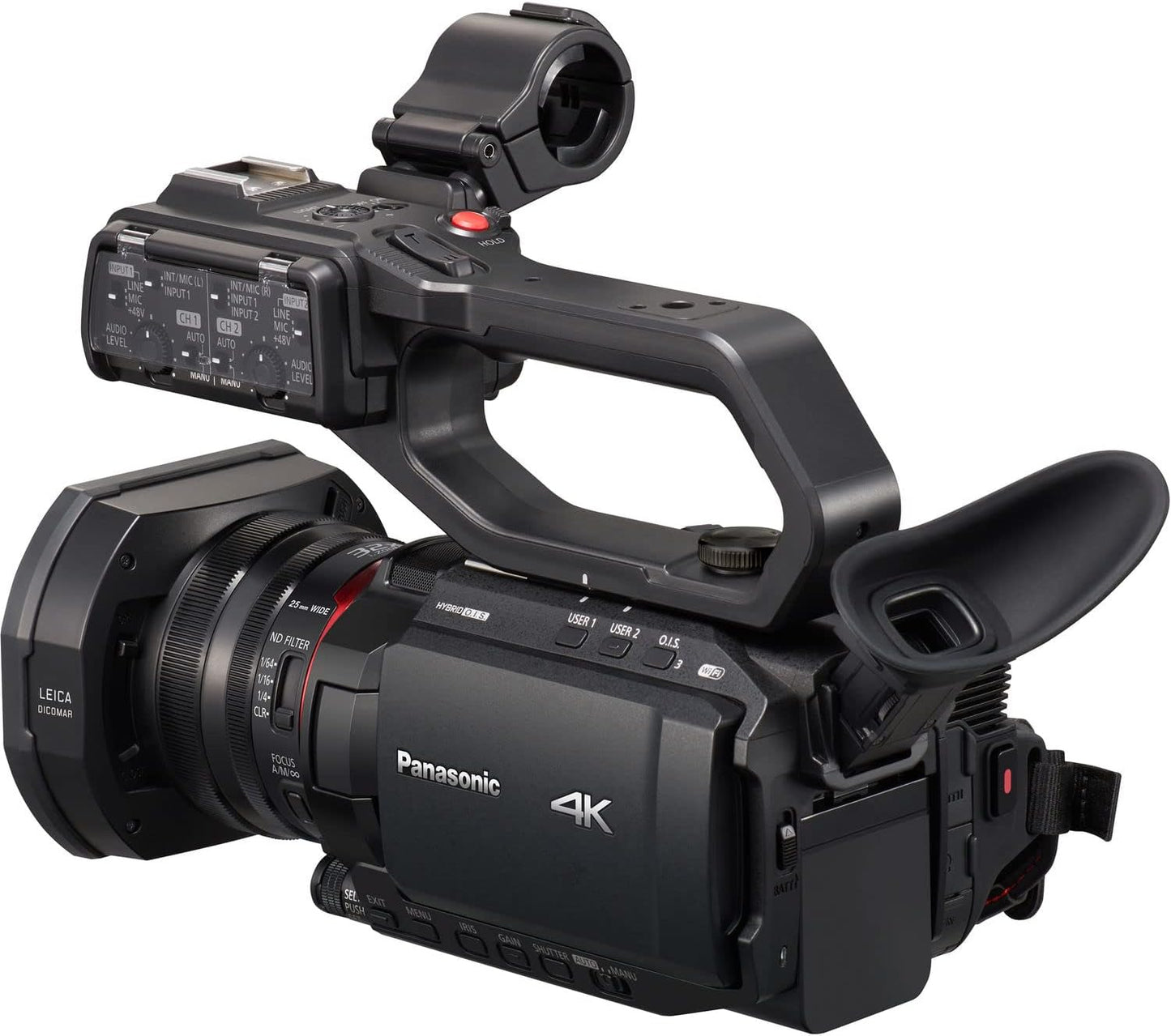 Panasonic HC-X2000 4K Camcorder 24x Zoom Kit Renewed