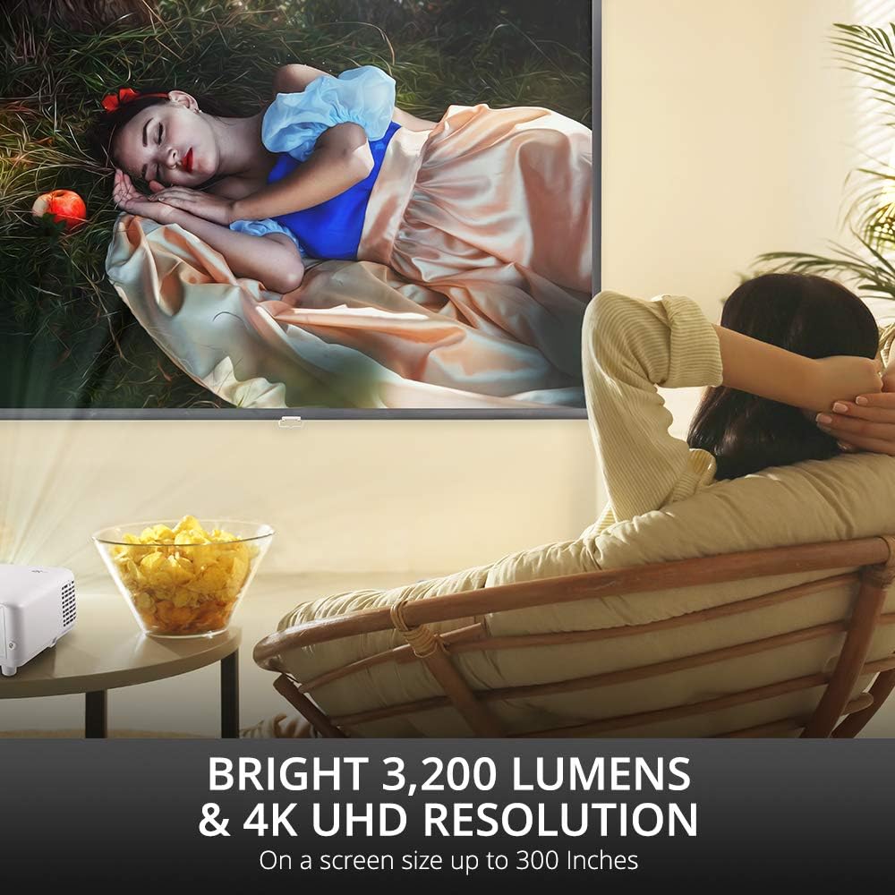 ViewSonic PX701-4K 4K Projector 3200 Lumen Renewed
