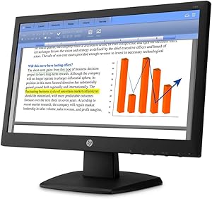 HP V5E94A6.RB 18.5" HD LED Monitor (Renewed)