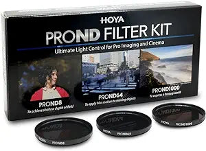 Hoya PRO-ND8/ND64/ND1000 67mm ND Filter Set