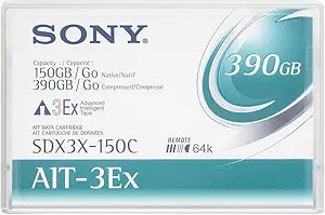 Sony SDX3X150CWW AIT-3EX 8MM 150GB Data Tape